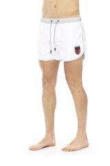 Meeste ujumispüksid Bikkembergs Beachwear, valged hind ja info | Ujumispüksid, shortsid | kaup24.ee