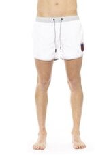 Meeste ujumispüksid Bikkembergs Beachwear, valged hind ja info | Ujumispüksid, shortsid | kaup24.ee