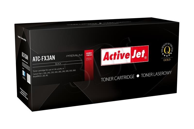 Activejet ATC-FX3AN tooner (asendus Canon FX-3 jaoks; Premium; 2700 lehekülge; must) цена и информация | Tindiprinteri kassetid | kaup24.ee