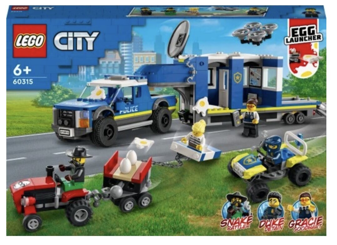 Lego City mobiilne politsei juhtimiskeskus 60315 цена и информация | Poiste mänguasjad | kaup24.ee