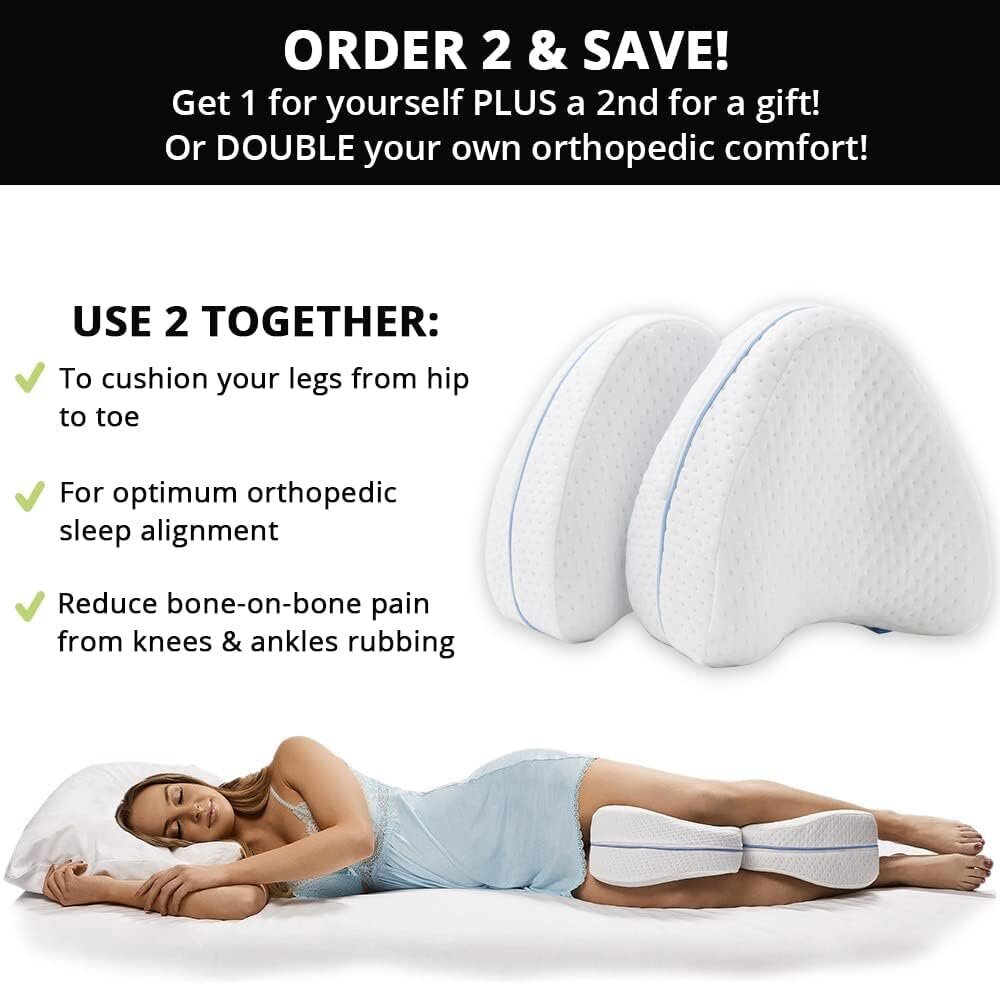 Ergonoomiline ortopeediline jala- ja põlvepadi Contour Leg Pillow цена и информация | Padjad | kaup24.ee