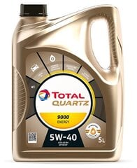 TOTAL Quartz 9000 Energy 5W-40 mootoriõli 5l hind ja info | Mootoriõlid | kaup24.ee