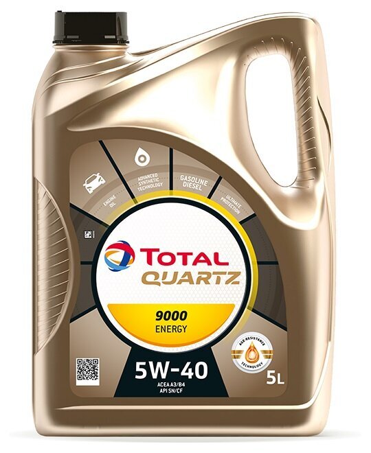 TOTAL Quartz 9000 Energy 5W-40 mootoriõli 5l цена и информация | Mootoriõlid | kaup24.ee