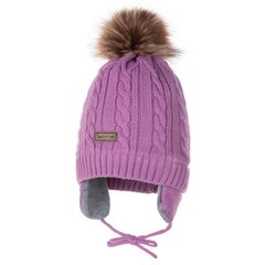 Детская шапка Lenne Cane 23384 A*362, лиловая цена и информация | Шапки, перчатки, шарфы для девочек | kaup24.ee