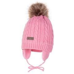 Lenne müts laste Cane 23384 A*182,roosa hind ja info | Tüdrukute mütsid, sallid, kindad | kaup24.ee