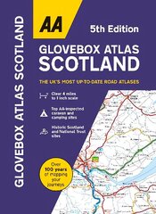 AA Glovebox Atlas Scotland, 5th New edition hind ja info | Reisiraamatud, reisijuhid | kaup24.ee