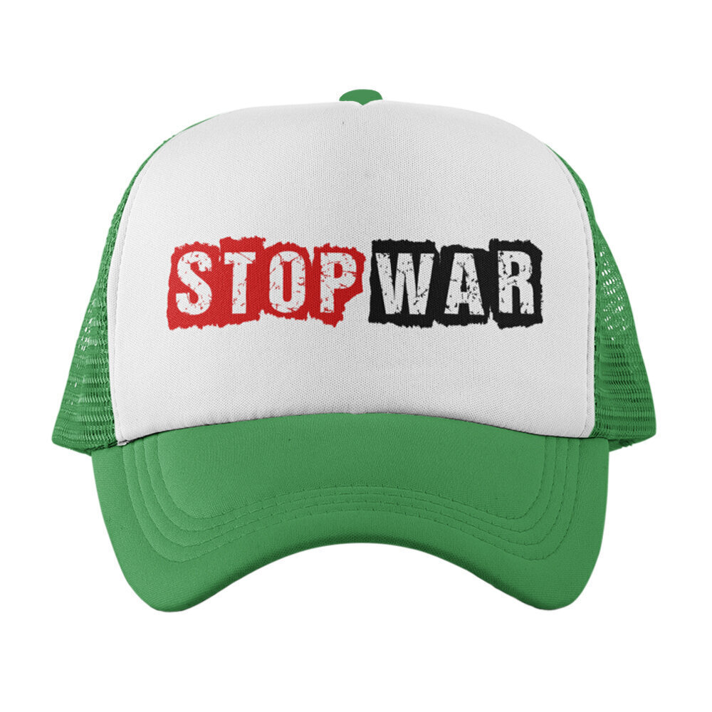 Müts Stop War, roheline hind ja info | Originaalsed mütsid | kaup24.ee