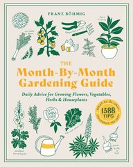 Month-by-Month Gardening Guide: Daily Advice for Growing Flowers, Vegetables, Herbs, and Houseplants hind ja info | Aiandusraamatud | kaup24.ee