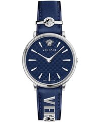 Женские часы Versace V-Circle Leather Blue цена и информация | Versace Для женщин | kaup24.ee