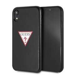 Guess GUHCI61PTPUBK iPhone Xr black |czarny hardcase Triangle цена и информация | Чехлы для телефонов | kaup24.ee