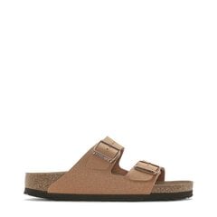 Naiste plätud Birkenstock, pruun цена и информация | Шлепанцы, тапочки для женщин | kaup24.ee