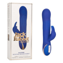 Vibraator Rotating Beaded Rabbit, sinine hind ja info | Vibraatorid | kaup24.ee