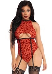 Эротический костюм LEG AVENUE SNAP CROTH THONG BACK TEDDY M/L цена и информация | Сексуальное женское белье | kaup24.ee