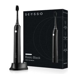 Электрическая зубная щетка SEYSSO Carbon Basic, черная цена и информация | Электрические зубные щетки | kaup24.ee