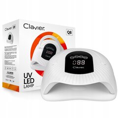 Лампа для ногтей LED+UV Clavier Q8 300 Вт, белая цена и информация | Аппараты для маникюра и педикюра | kaup24.ee