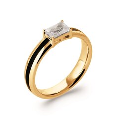 Кольцо с золотым покрытием 750°,  ⌀ 18, произведено во Франции цена и информация | Кольцо | kaup24.ee