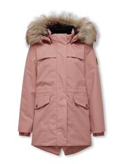 Only laste parka 140g 15306410*01, vanaroosa 5715427361386 цена и информация | Куртки, пальто для девочек | kaup24.ee