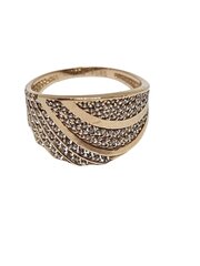 Золотое кольцо с цирконами №17,5 цена и информация | Кольцо | kaup24.ee