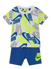 Футболка/шорты Nike 66H749-U89-24M, белый/синий  цена и информация | Рубашки для мальчиков | kaup24.ee