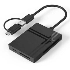 Считывающеe устройство CF, SD, TF, MS, XD цена и информация | Адаптеры и USB-hub | kaup24.ee