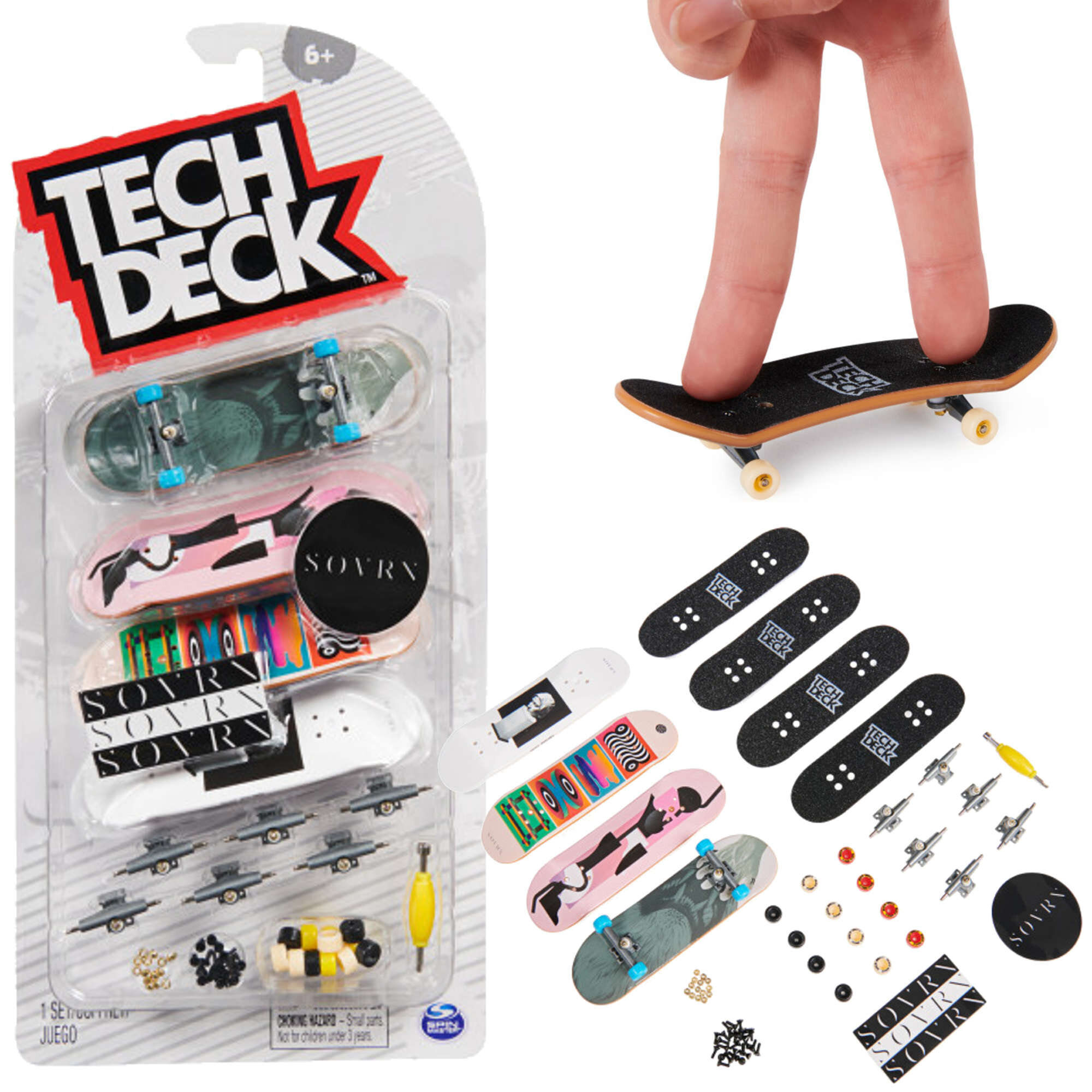 Fingerboard skateboard Tech Deck komplekt 4-pack Sovrn цена | kaup24.ee