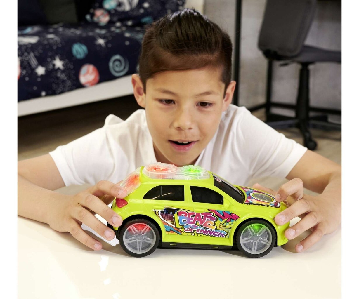 Muusikaline pöörlev interaktiivne auto Dickie Toys Mercedes-Benz A-klass hind ja info | Poiste mänguasjad | kaup24.ee