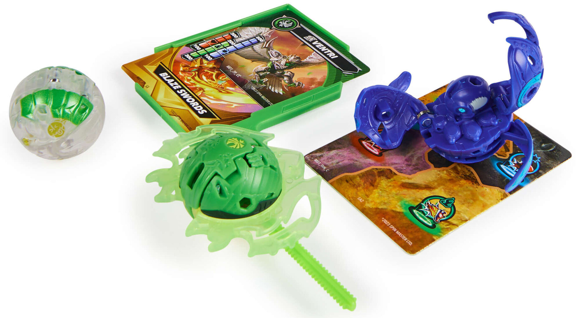 Komplekt Bakugan Special Attack Ventri Octagon Trox 3 figuuri starter hind ja info | Poiste mänguasjad | kaup24.ee