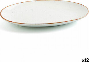Поднос Ariane Terra Овальный Керамика Бежевый (Ø 26 cm) (12 штук) цена и информация | Посуда, тарелки, обеденные сервизы | kaup24.ee