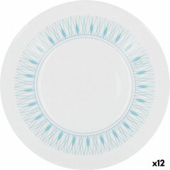 Плоская тарелка Arcopal Domitille Двухцветный Cтекло (25 cm) (12 штук) цена и информация | Посуда, тарелки, обеденные сервизы | kaup24.ee