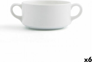 чаша Ariane Vital Квадратный Керамика Белый (Ø 21 cm) (6 штук) цена и информация | Посуда, тарелки, обеденные сервизы | kaup24.ee
