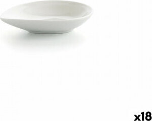 Блюдо Ariane Alaska Лист Mini Керамика Белый (10 x 8 x 2,2 cm) (18 штук) цена и информация | Посуда, тарелки, обеденные сервизы | kaup24.ee
