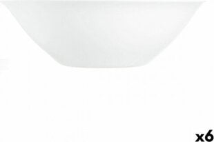 Luminarc salat, valge, 27 cm, 6 tk hind ja info | Lauanõud ja kööginõud | kaup24.ee