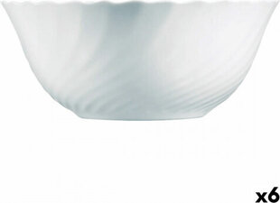 Luminarc salat, valge, 24 cm, 6 tk hind ja info | Lauanõud ja kööginõud | kaup24.ee