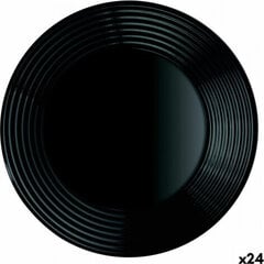 Глубокое блюдо Luminarc Harena Чёрный Cтекло (Ø 23,5 cm) (24 штук) цена и информация | Посуда, тарелки, обеденные сервизы | kaup24.ee