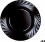 Luminarc Trianon plaat, must, 22,5 cm, 24 tk hind ja info | Lauanõud ja kööginõud | kaup24.ee
