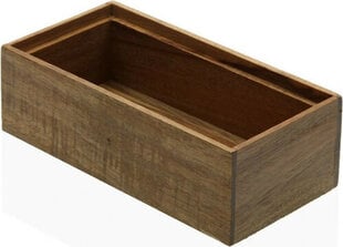 Универсальная коробка Versa Маленький 7,7 x 5,1 x 12,2 cm древесина акации Бамбук цена и информация | Столовые и кухонные приборы | kaup24.ee