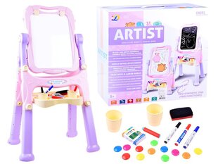 Magnetiline kriiditahvel koos tarvikutega, roosa hind ja info | Arendavad mänguasjad | kaup24.ee