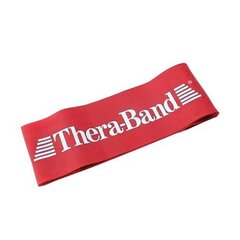 Эластичная петля Thera-band, красная, 7,5 см цена и информация | Тренировочные шины | kaup24.ee