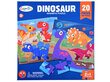 Magnet Puzzleraamat, Dinosaurs, 40 tk цена и информация | Pusled | kaup24.ee