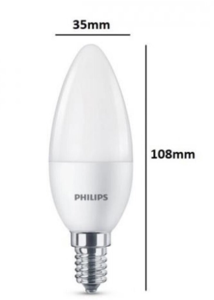 Pirn LED Philips E14, 3 tk цена и информация | Lambipirnid, lambid | kaup24.ee