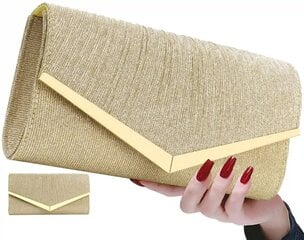 Маленькая женская сумочка S115 золотого цвета цена и информация | Женские сумки | kaup24.ee