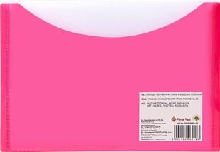 Kaanega mapp klambriga Panta Plast A5, roosa hind ja info | Kirjatarbed | kaup24.ee