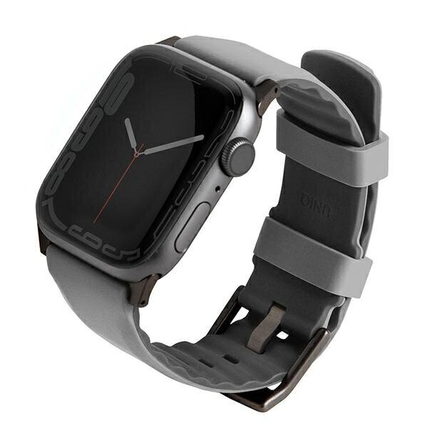 Uniq Linus Apple Watch Series 42/44/45mm, Chalk Grey hind ja info | Nutikellade ja nutivõrude tarvikud | kaup24.ee