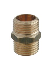 Ниппель M-M 5300012012G 1/2" цена и информация | Сантехнические соединения, клапаны | kaup24.ee