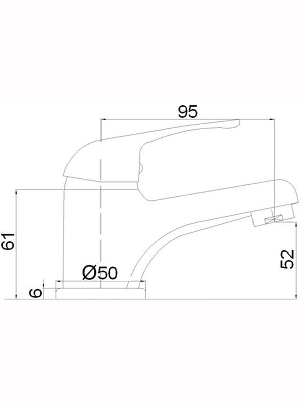 Valamusegisti MG-3261 MAGMA URANS hind ja info | Vannitoa segistid | kaup24.ee