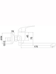 Köögi seinasegisti MG-3231 MAGMA SATO цена и информация | Смесители | kaup24.ee