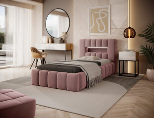 Кровать  Lamica, 90x200 см, розовый цвет цена и информация | Кровати | kaup24.ee