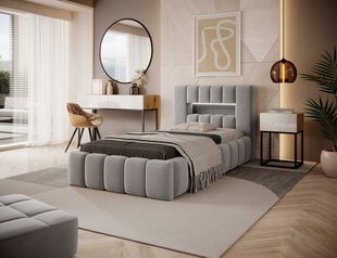 Кровать  Lamica, 90 x 200 см, серый цвет цена и информация | Кровати | kaup24.ee