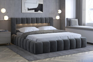 Кровать  Lamica, 140x200 см, серый цвет цена и информация | Кровати | kaup24.ee