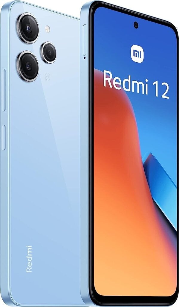Xiaomi Redmi 12 4/128GB MZB0EB7EU Sky Blue цена и информация | Telefonid | kaup24.ee